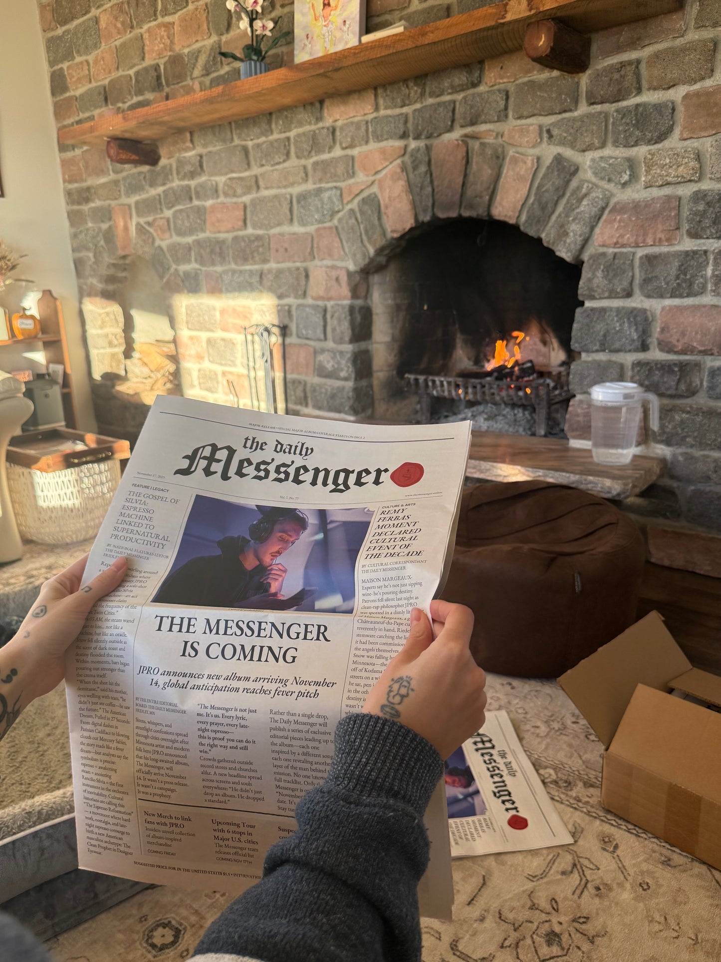 The Daily Messenger Collectible Newspaper