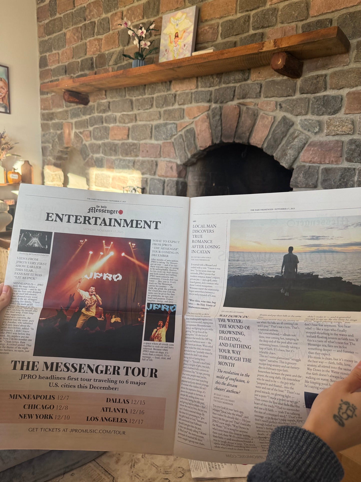 The Daily Messenger Collectible Newspaper